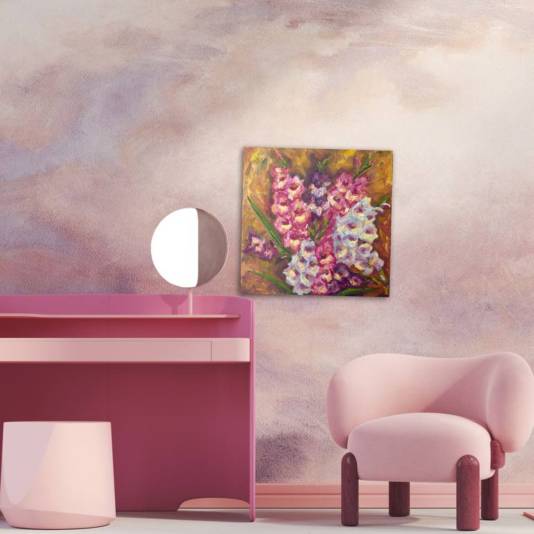 Original Contemporary Floral Painting by Natalia Azarna