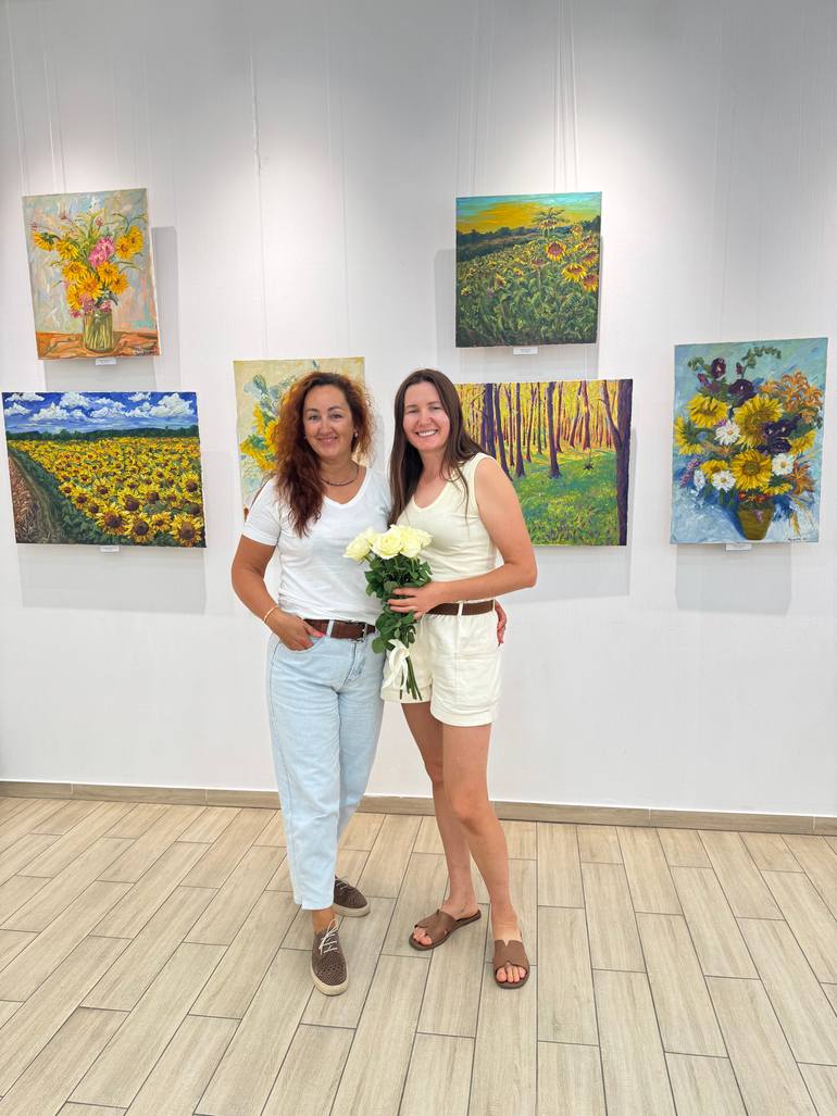 Original Expressionism Botanic Painting by Natalia Azarna