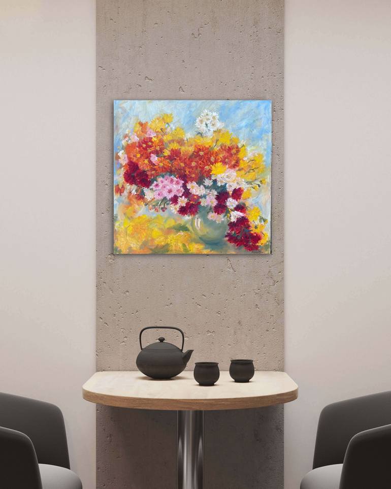 Original Conceptual Botanic Painting by Natalia Azarna