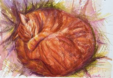 Original Classicism Animal Paintings by Natalia Azarna