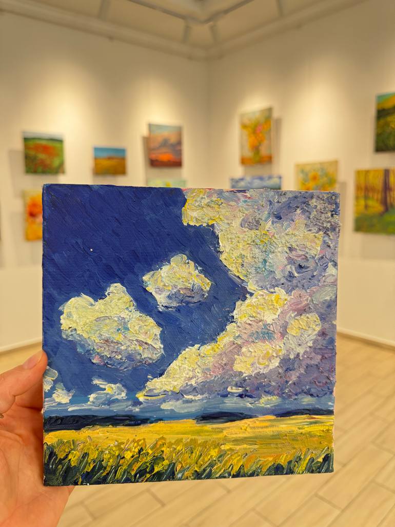 Original Impressionism Landscape Painting by Natalia Azarna