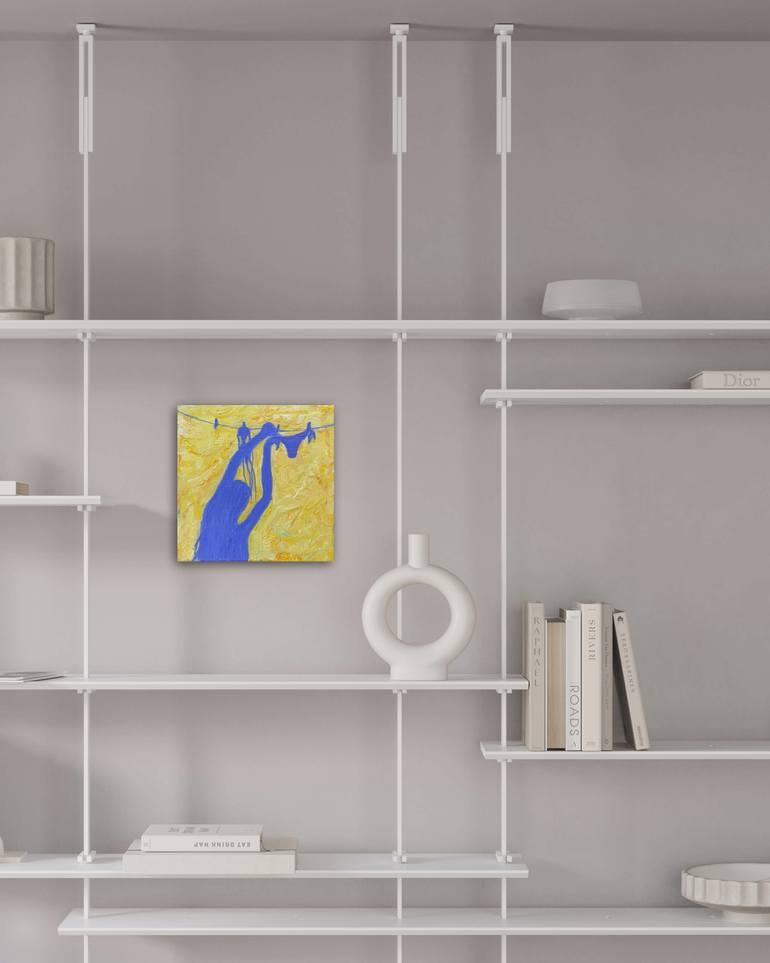 Original Conceptual Abstract Painting by Natalia Azarna