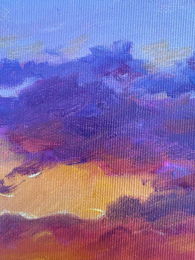 Original Expressionism Landscape Painting by Natalia Azarna