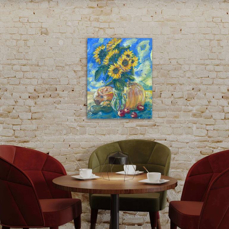 Original Color Field Painting Food & Drink Painting by Natalia Azarna