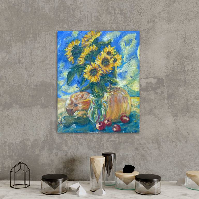 Original Color Field Painting Food & Drink Painting by Natalia Azarna