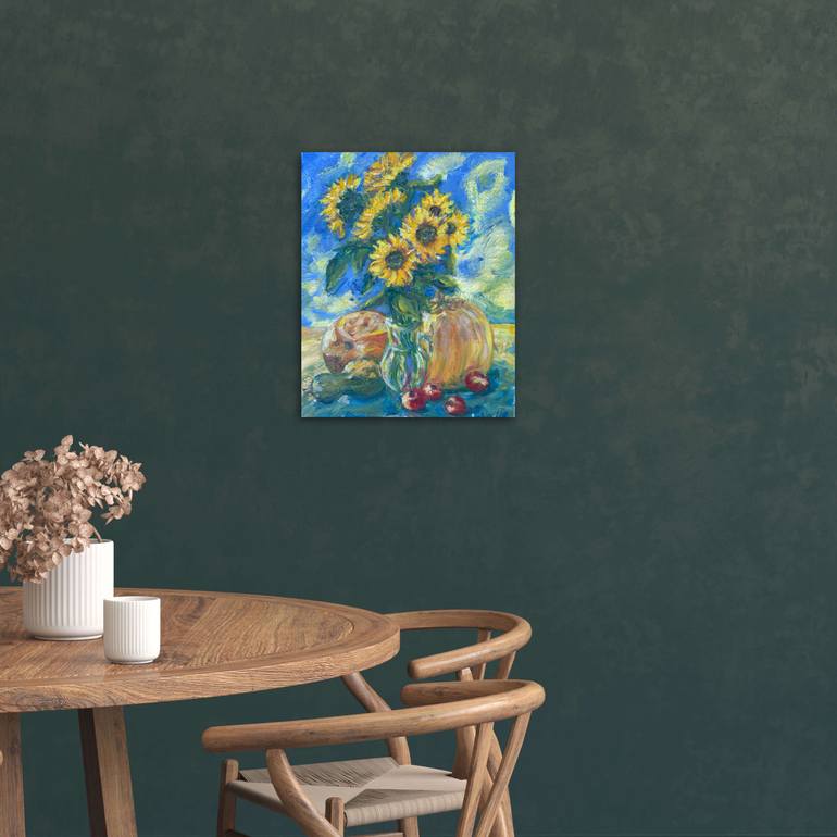 Original Color Field Painting Food & Drink Painting by Natalia Azarna