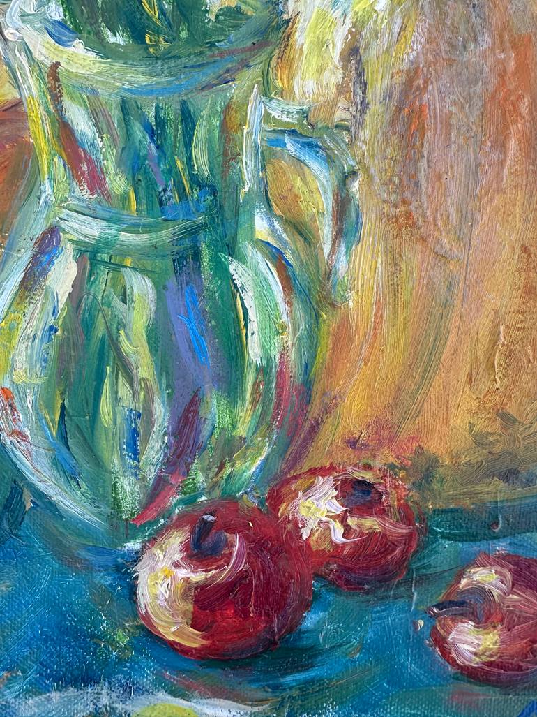 Original Color Field Painting Food & Drink Painting by Natalia Azarna