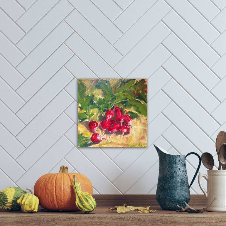 Original Classicism Food & Drink Painting by Natalia Azarna