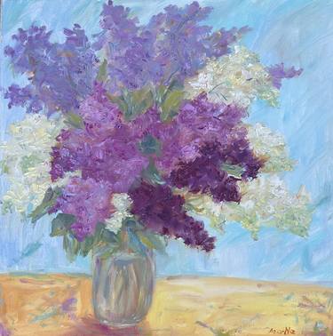 Original Color Field Painting Nature Paintings by Natalia Azarna
