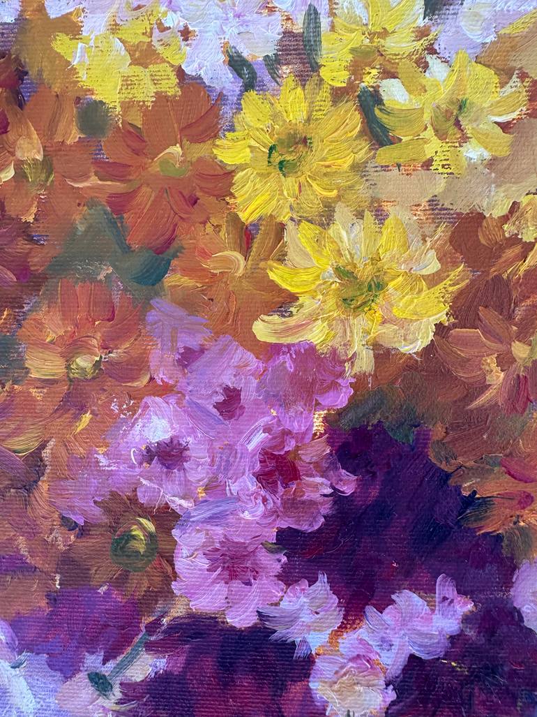 Original Color Field Painting Nature Painting by Natalia Azarna