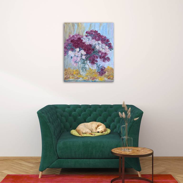 Original Color Field Painting Nature Painting by Natalia Azarna