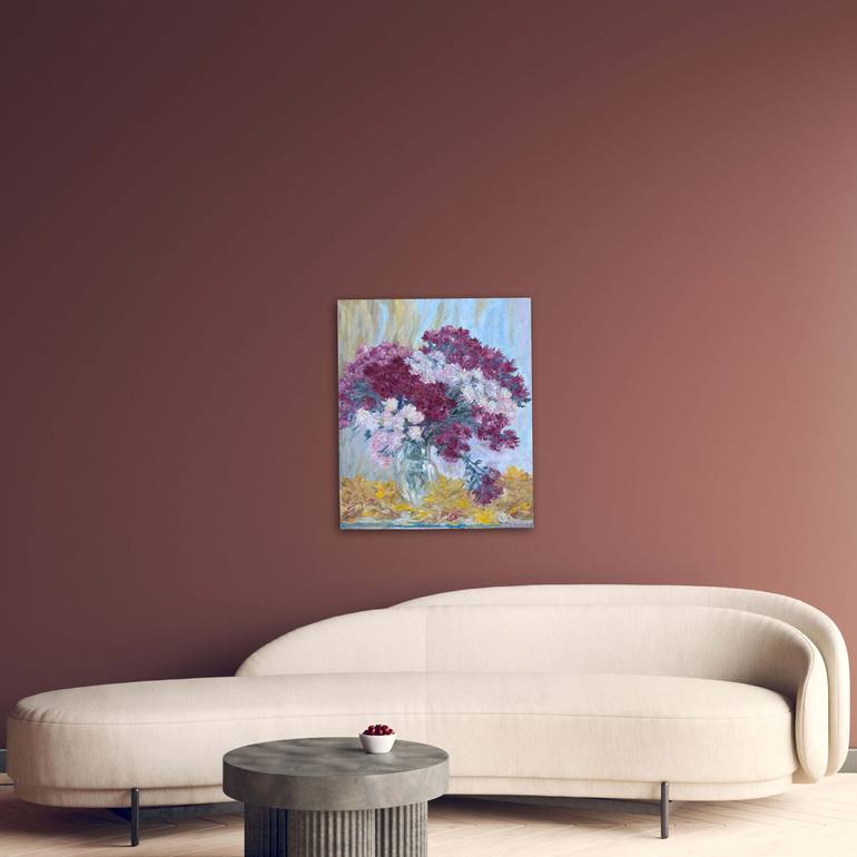 Original Color Field Painting Nature Painting by Natalia Azarna