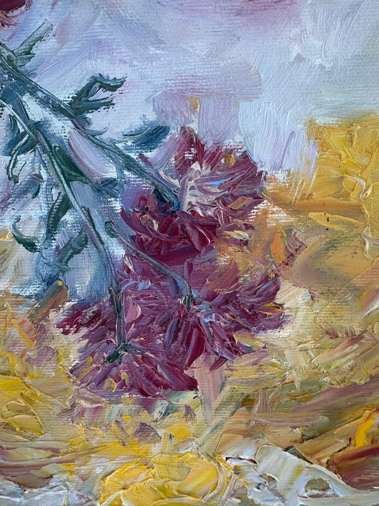 Original Color Field Painting Nature Painting by Natalia Azarna