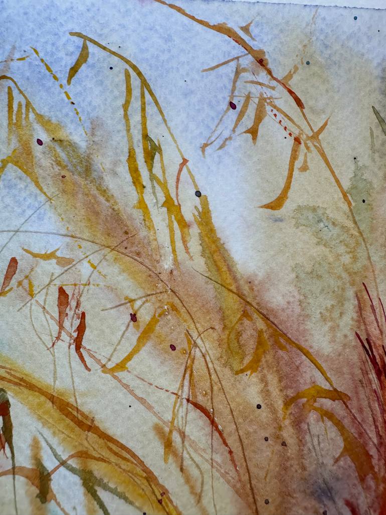 Original Color Field Painting Nature Painting by Natalia Azarna