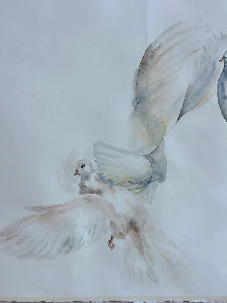 Original Contemporary Animal Painting by Birdie Ala