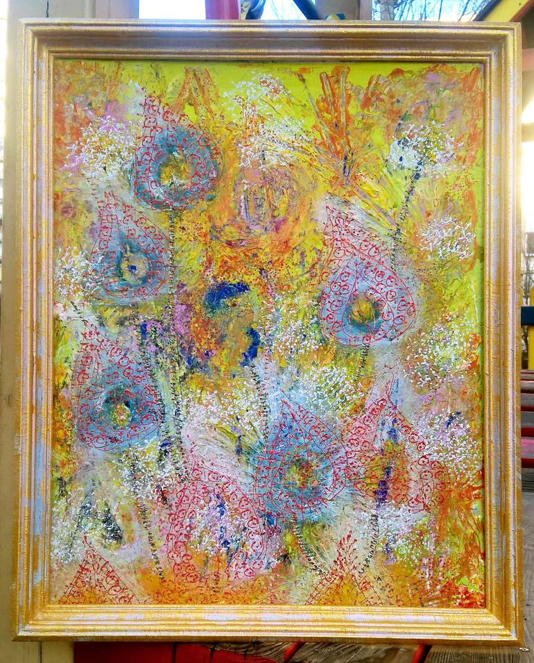 Original Abstract Expressionism Abstract Painting by Tetiana Chebrova