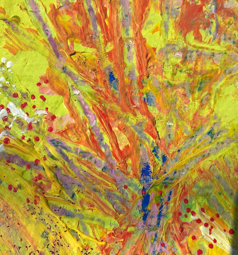 Original Abstract Expressionism Abstract Painting by Tetiana Chebrova