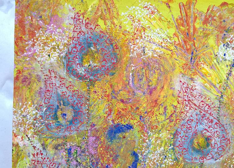 Original Abstract Expressionism Abstract Painting by Tetiana Chebrova