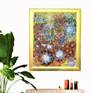 My artwork will glad you and will give a sunny mood. This painting framed and ready to hang.