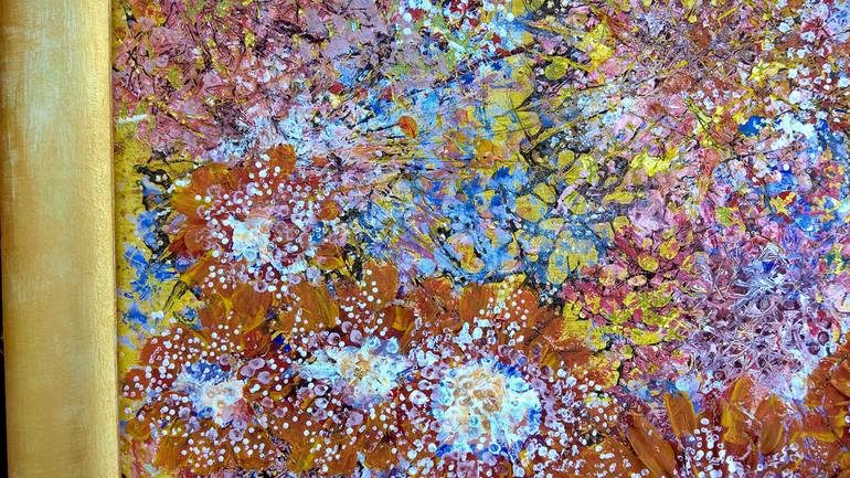 Original Abstract Floral Painting by Tetiana Chebrova