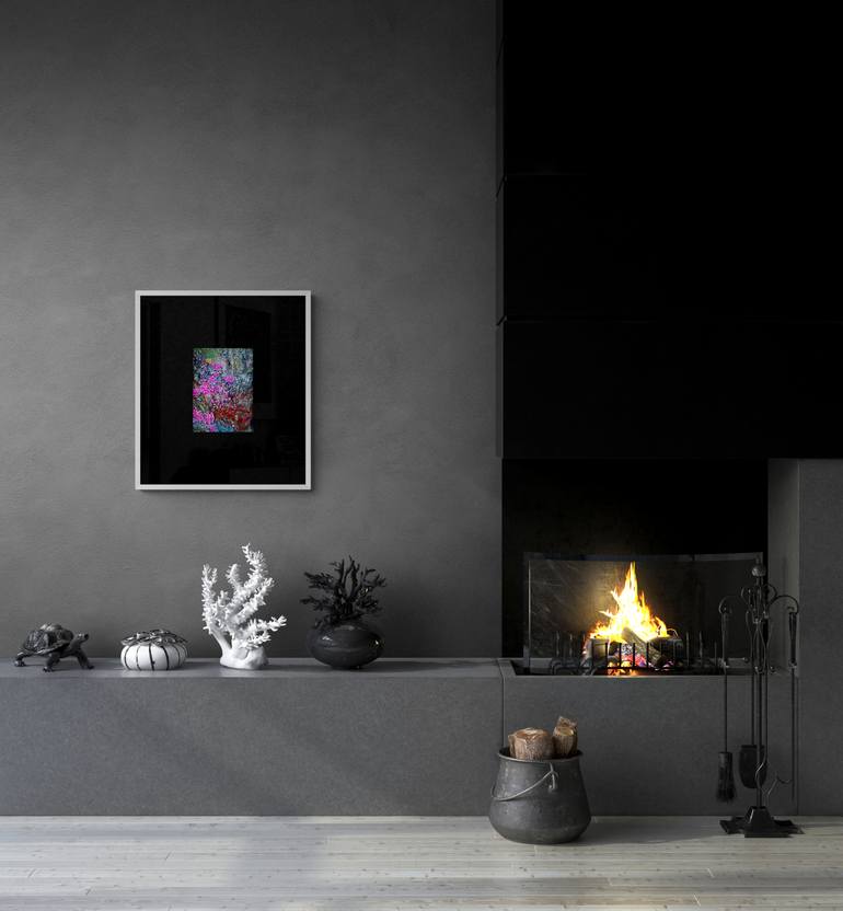 Original Abstract Floral Painting by Tetiana Chebrova