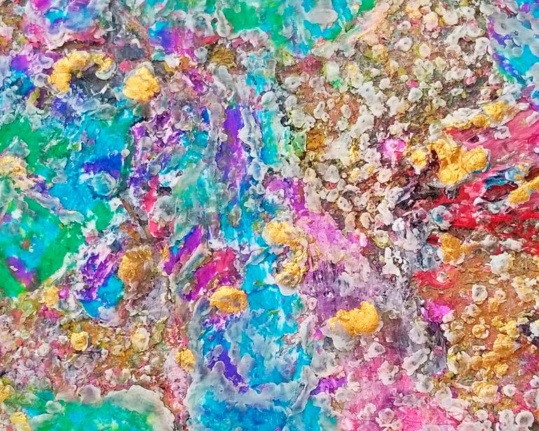 Original Abstract Expressionism Abstract Painting by Tetiana Chebrova