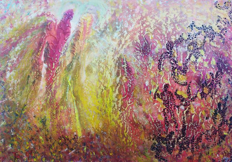 Original Abstract Expressionism Abstract Painting by Tetiana Chebrova