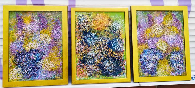 Original Abstract Expressionism Landscape Painting by Tetiana Chebrova