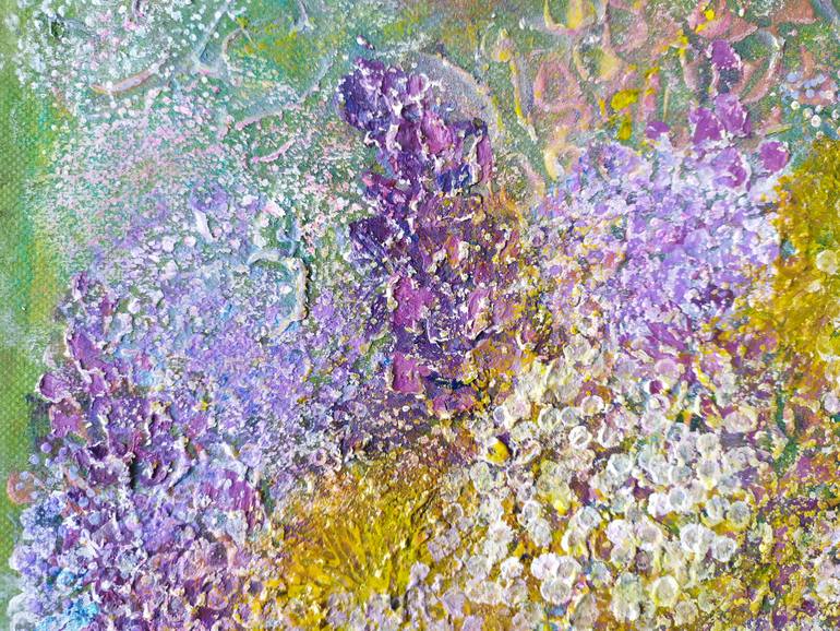Original Abstract Expressionism Landscape Painting by Tetiana Chebrova