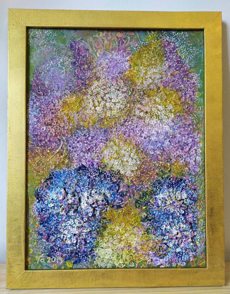 Original Abstract Expressionism Landscape Painting by Tetiana Chebrova