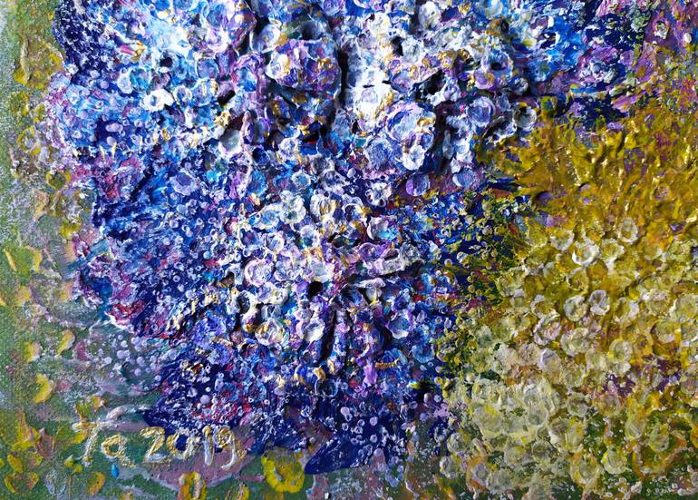 Original Abstract Expressionism Landscape Painting by Tetiana Chebrova