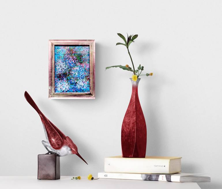 Original Abstract Floral Painting by Tetiana Chebrova