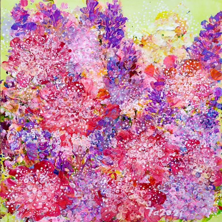 Original Abstract Expressionism Landscape Painting by Tetiana Chebrova