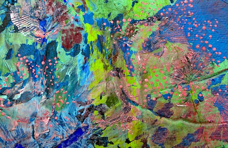 Original Abstract Landscape Painting by Tetiana Chebrova