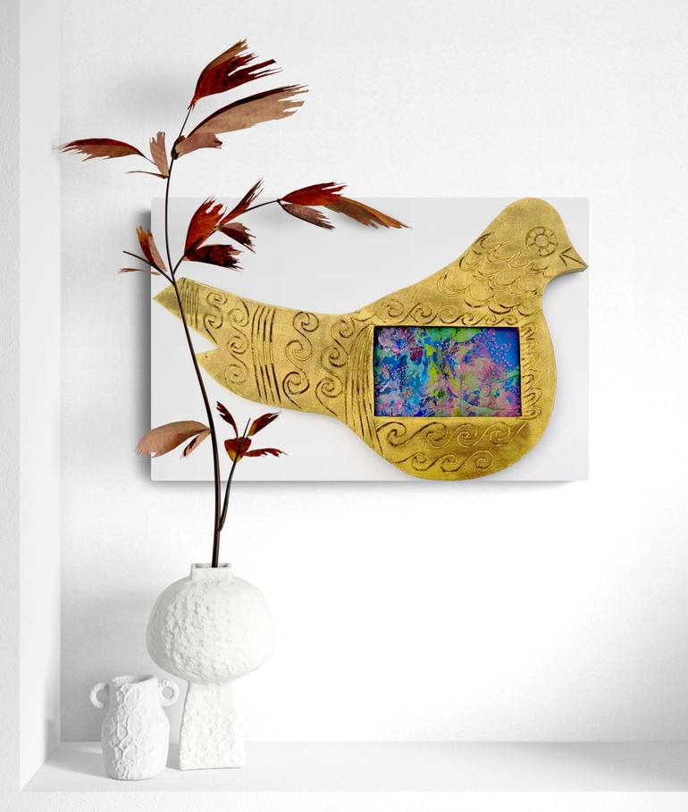 Original Abstract Landscape Painting by Tetiana Chebrova