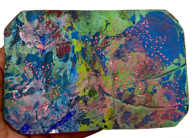 Original Abstract Landscape Painting by Tetiana Chebrova