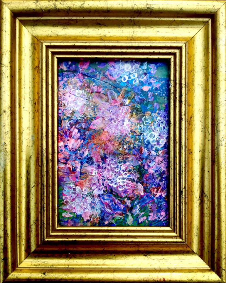 Original Abstract Floral Painting by Tetiana Chebrova
