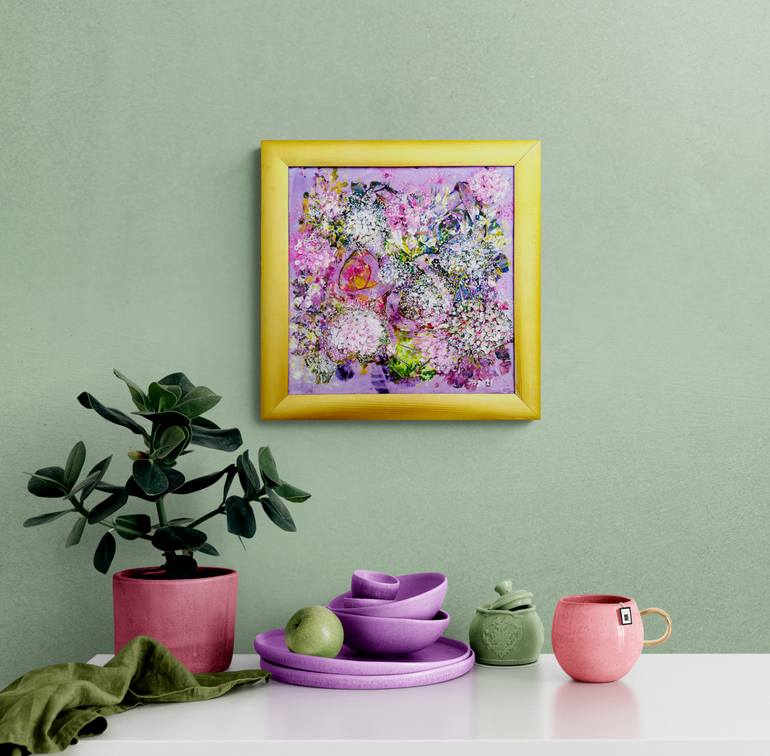 Original Abstract Landscape Painting by Tetiana Chebrova