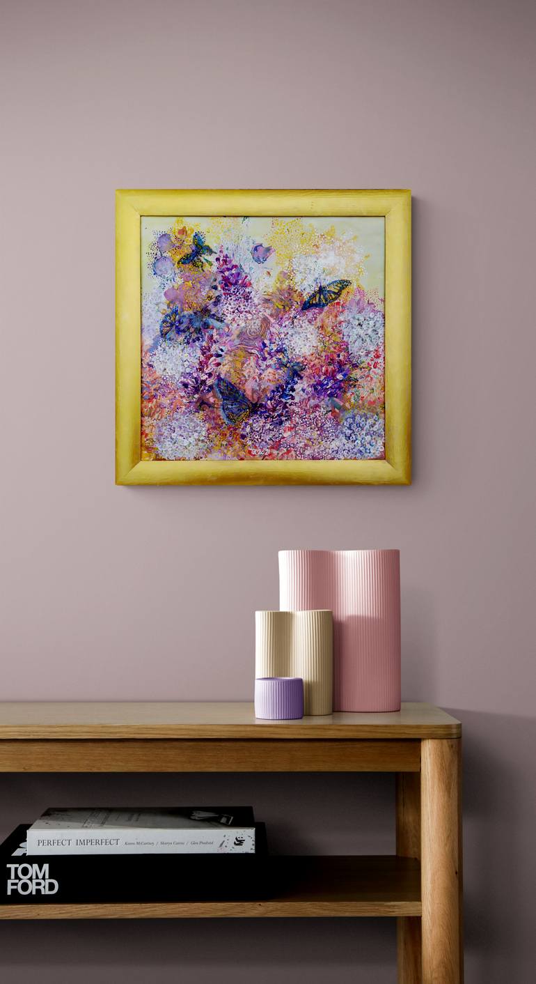 Original Abstract Expressionism Landscape Painting by Tetiana Chebrova
