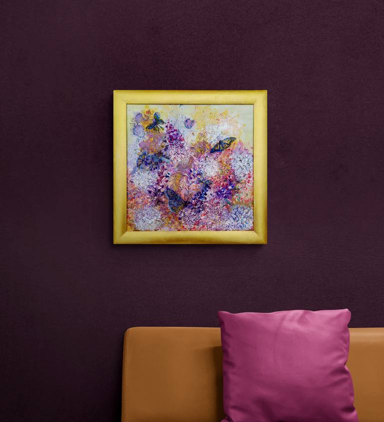 Original Abstract Expressionism Landscape Painting by Tetiana Chebrova