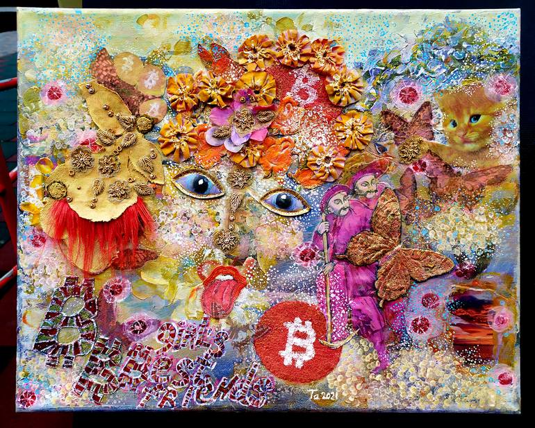 Original Pop Art Pop Culture/Celebrity Painting by Tetiana Chebrova