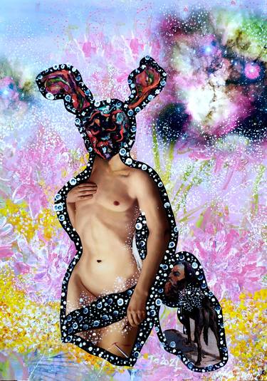 Original Nude Collage by Tetiana Chebrova