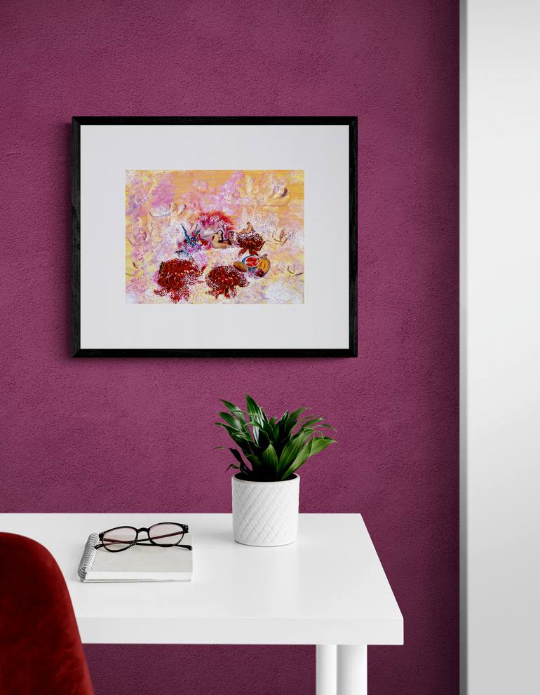 Original Abstract Expressionism Nude Painting by Tetiana Chebrova