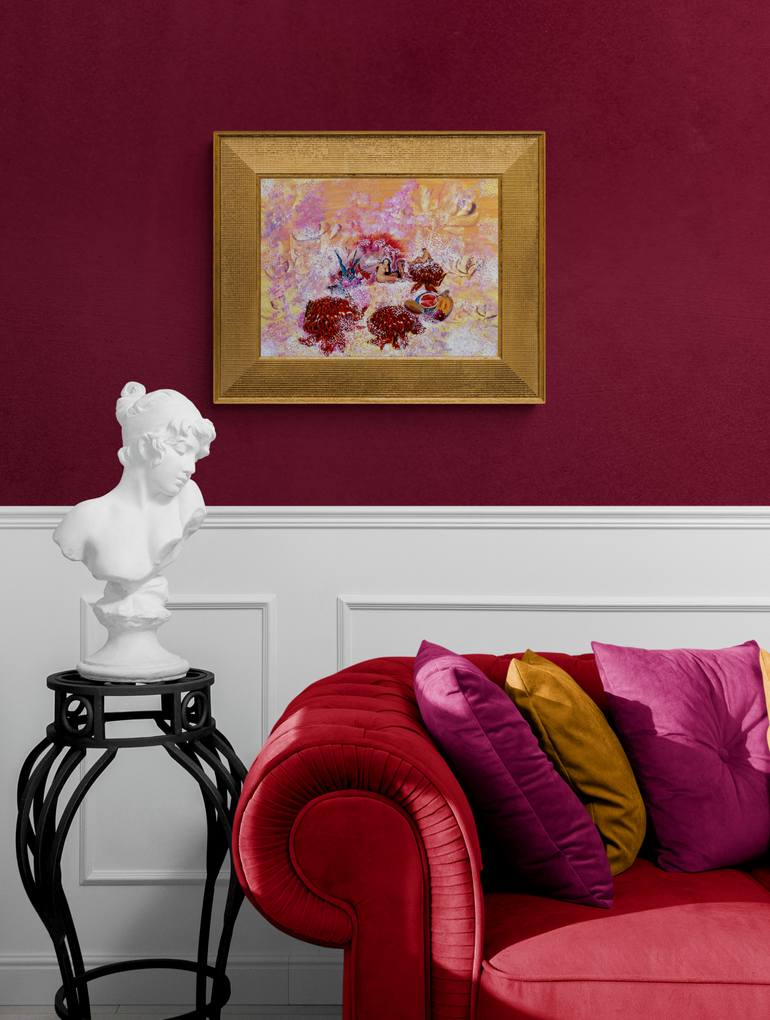 Original Abstract Expressionism Nude Painting by Tetiana Chebrova