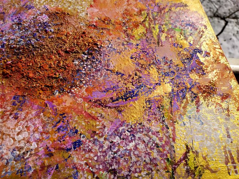 Original Abstract Expressionism Landscape Painting by Tetiana Chebrova