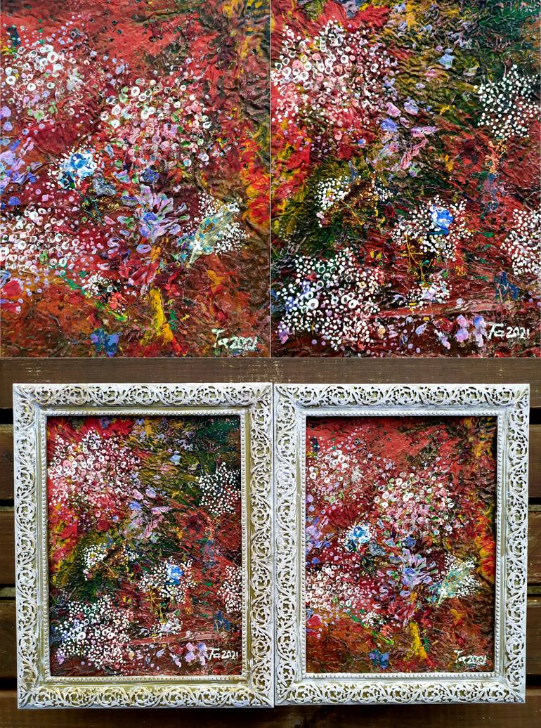Original Abstract Expressionism Abstract Painting by Tetiana Chebrova