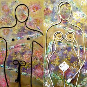Collection Portraits / Abstract Nudes / Man and Woman