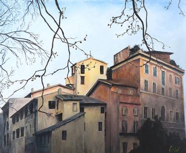 Print of Figurative Cities Paintings by Tanya Goldstein