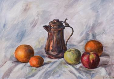 Still life with copper coffeepot thumb