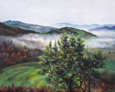 Print of Figurative Landscape Paintings by Tanya Goldstein